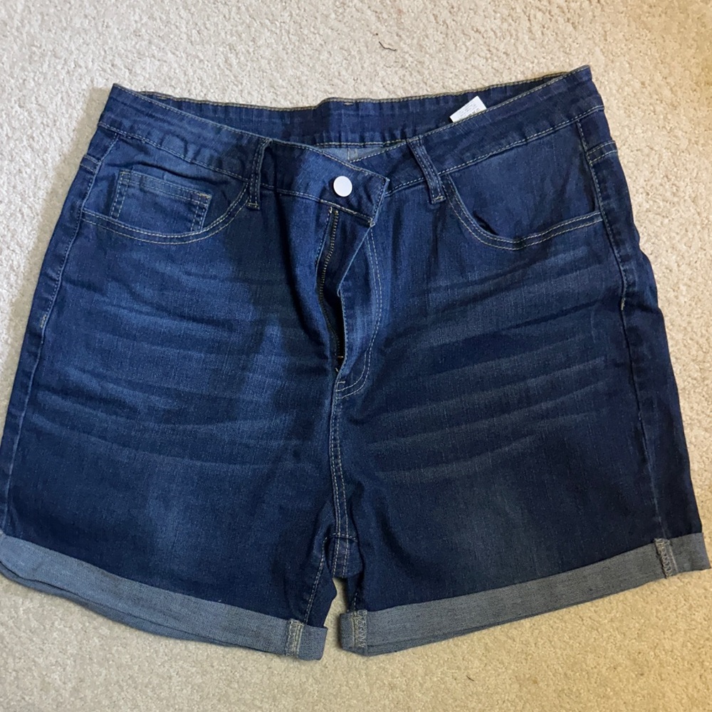 Denim shorts